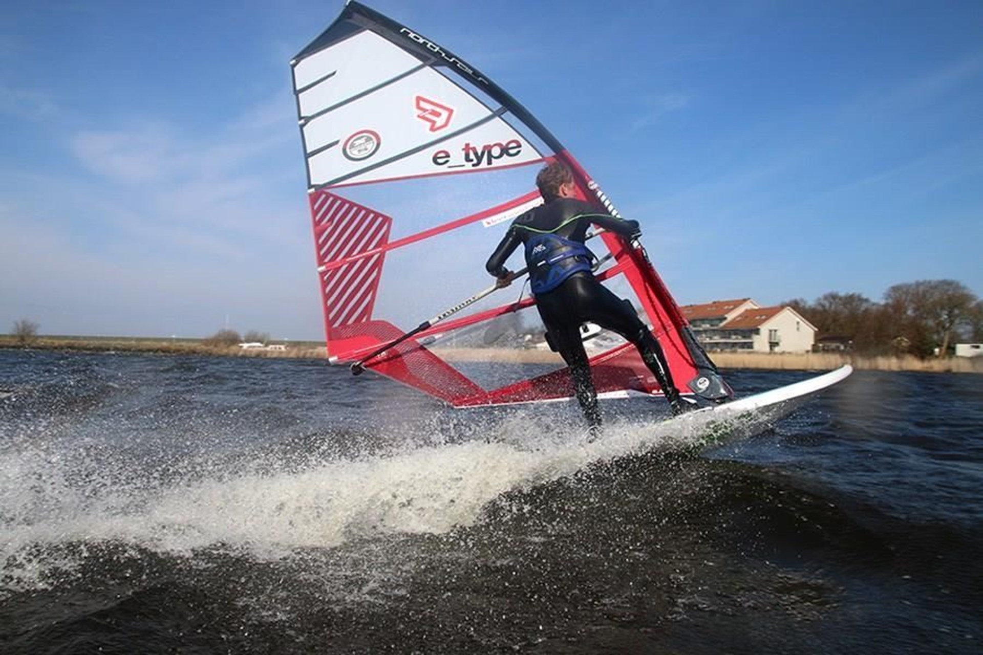 Leer windsurfen Lutjestrand banner