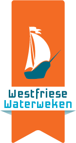Het logo van de Westfriese Waterweken in Enkhuizen